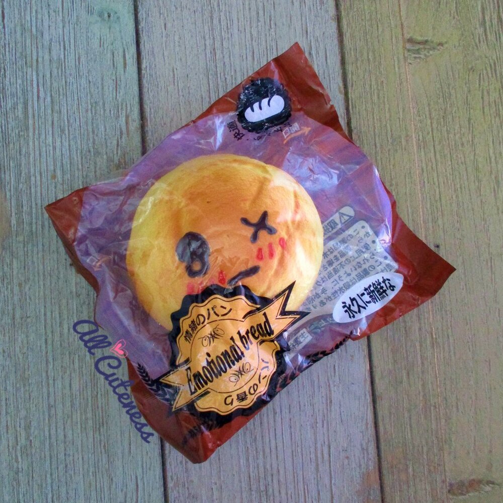 Emotional Bread Emotion Emoji Round Bread Bun Squishy Stress Ball Fidget Toy